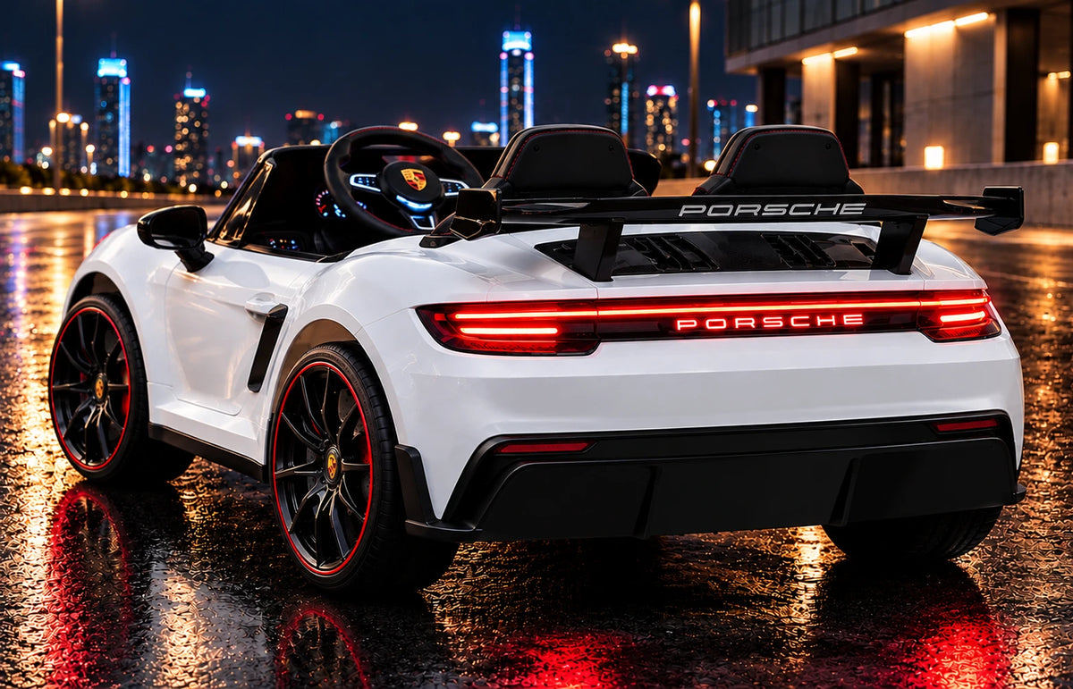 Porsche Style Super Sport – Makinë Elektrike Premium me 4 Motorë dhe 2 Ulëse Leather