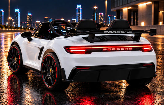 Porsche Style Super Sport – Makinë Elektrike Premium me 4 Motorë dhe 2 Ulëse Leather