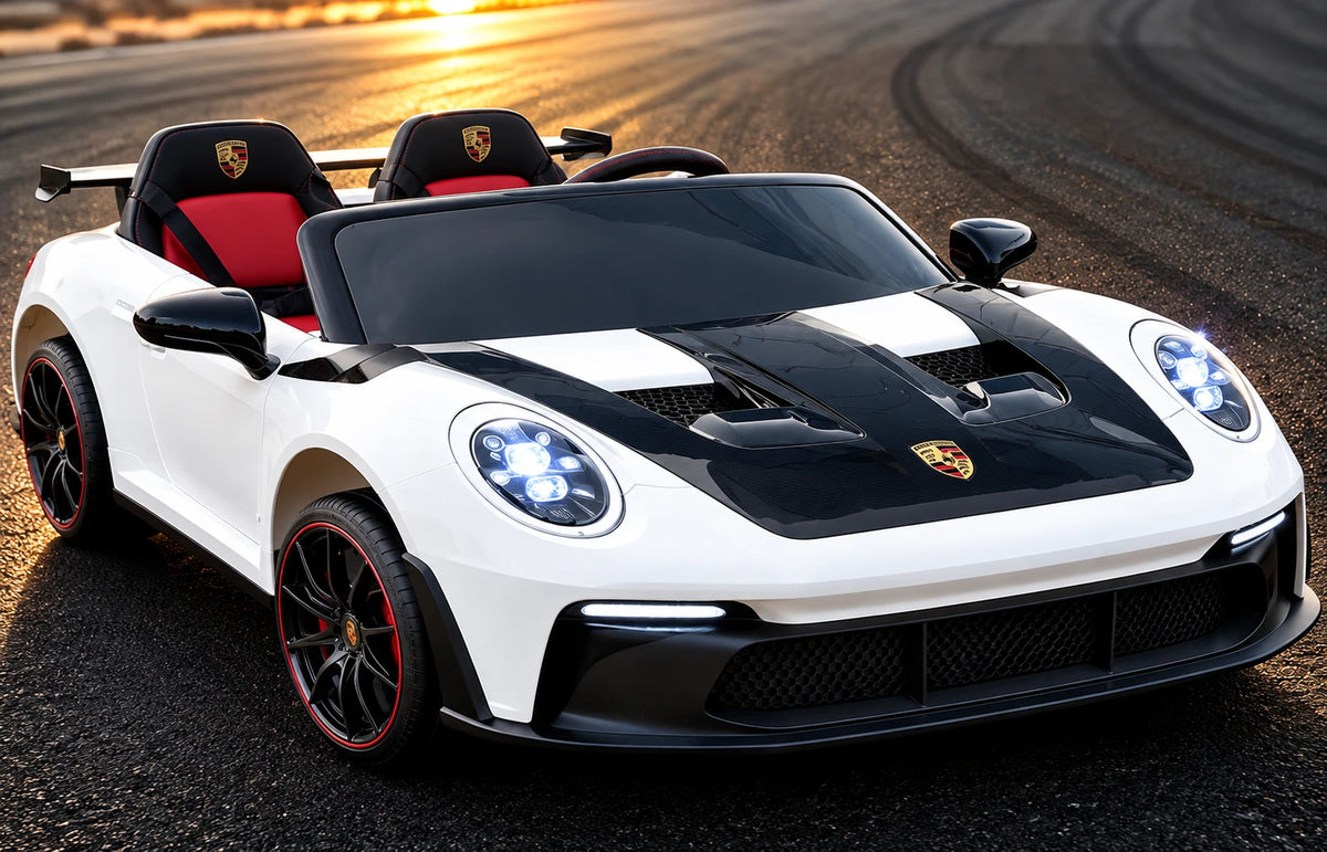 Porsche Style Super Sport – Makinë Elektrike Premium me 4 Motorë dhe 2 Ulëse Leather