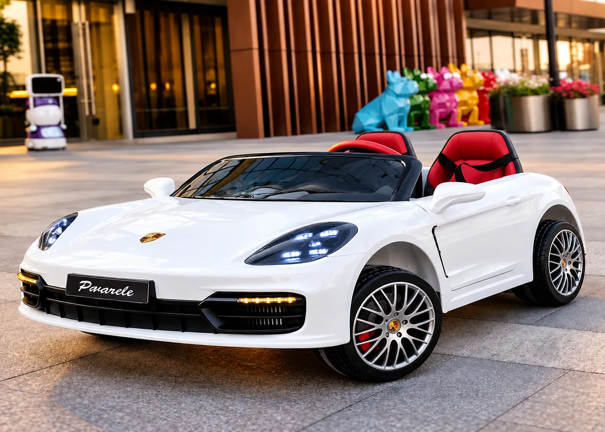 Porsche Super Sport – Makinë Elektrike Premium për Fëmijë me 2 Ulëse Leather dhe Telekomandë