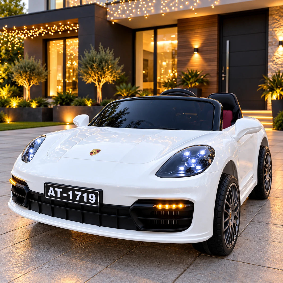 Porsche Super Sport – Makinë Elektrike Premium për Fëmijë me 2 Ulëse Leather dhe Telekomandë