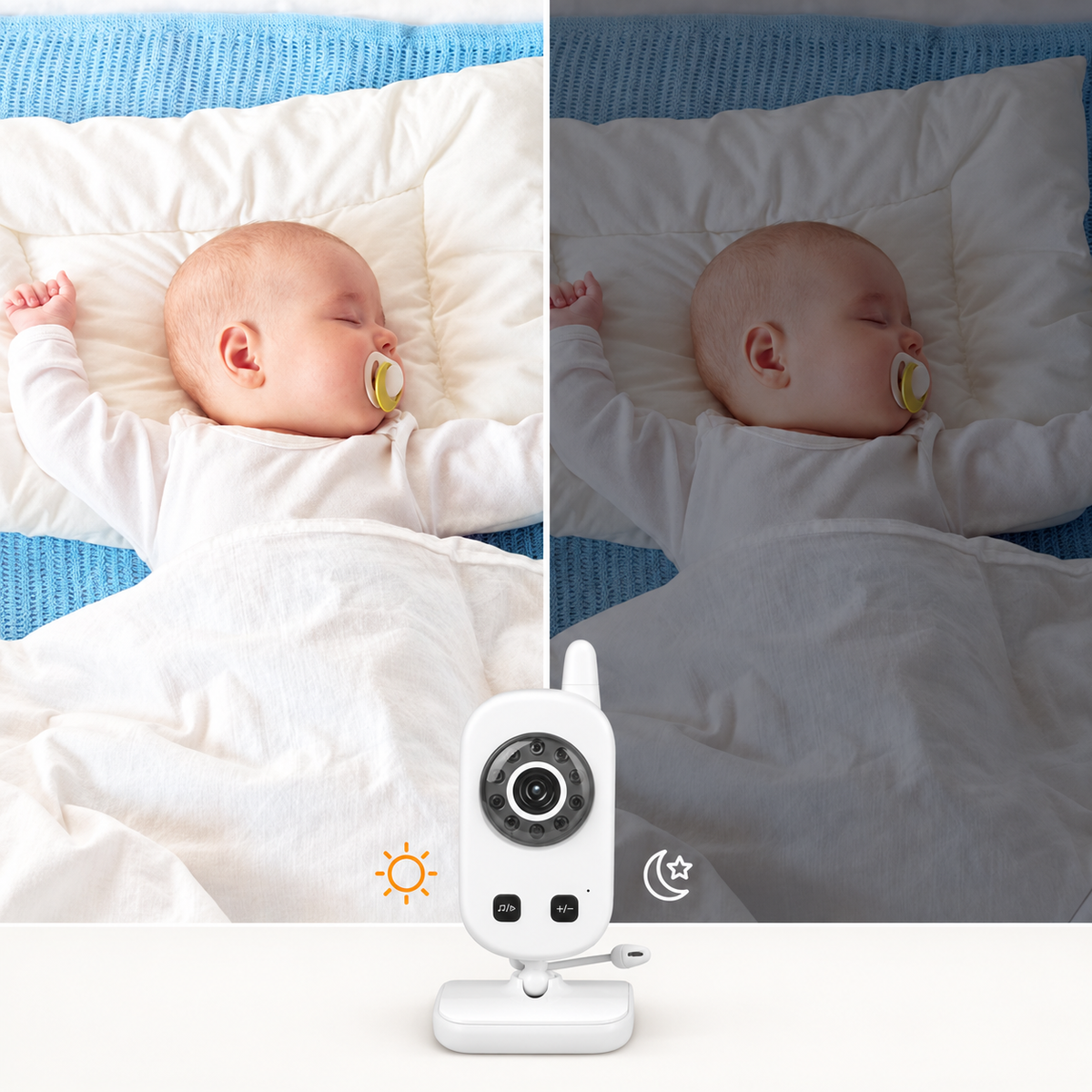 PUREPOWER SP219 – Video Monitor për Bebe me Night Vision dhe Ekran 2″