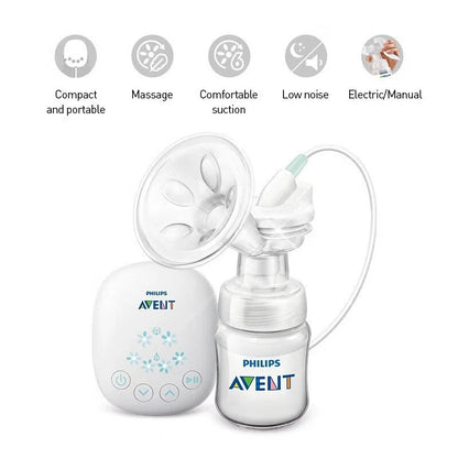 Philips Avent – Pompë Elektrike e Gjirit Single, Comfortable me Bateri