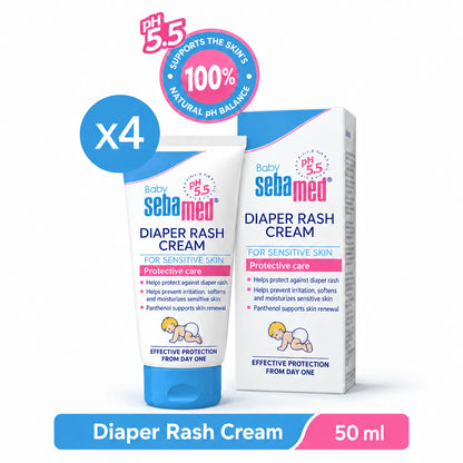 Sebamed Baby Krem Mbrojtës kundër Irritimit nga Pelenat 50 ml – pH 5.5 me Panthenol