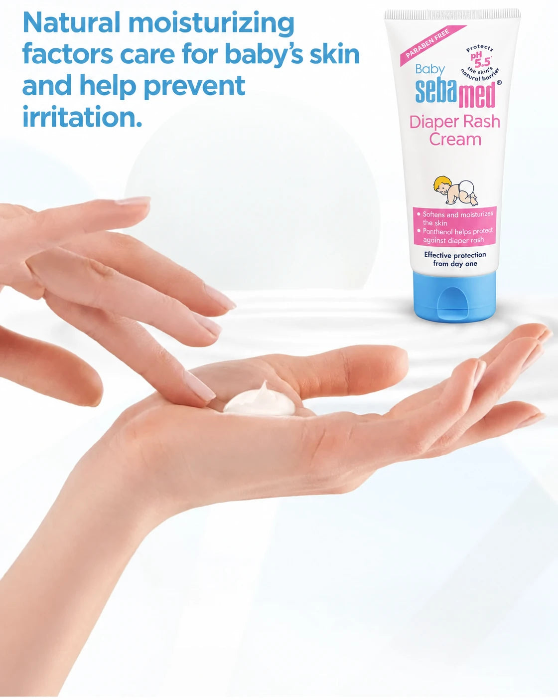 Sebamed Baby Krem Mbrojtës kundër Irritimit nga Pelenat 50 ml – pH 5.5 me Panthenol