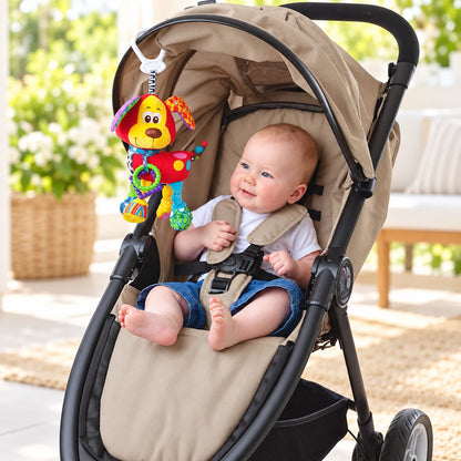 Set Edukativ me 4 Lodra Kafshuese dhe Tundëse për Bebe, 6M+