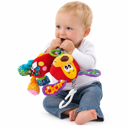 Set Edukativ me 4 Lodra Kafshuese dhe Tundëse për Bebe, 6M+