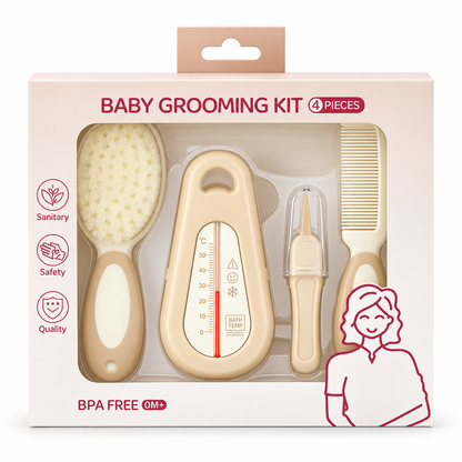 Set për Kujdesin dhe Higjienën e Bebes – 4 Pjesë, 0M+