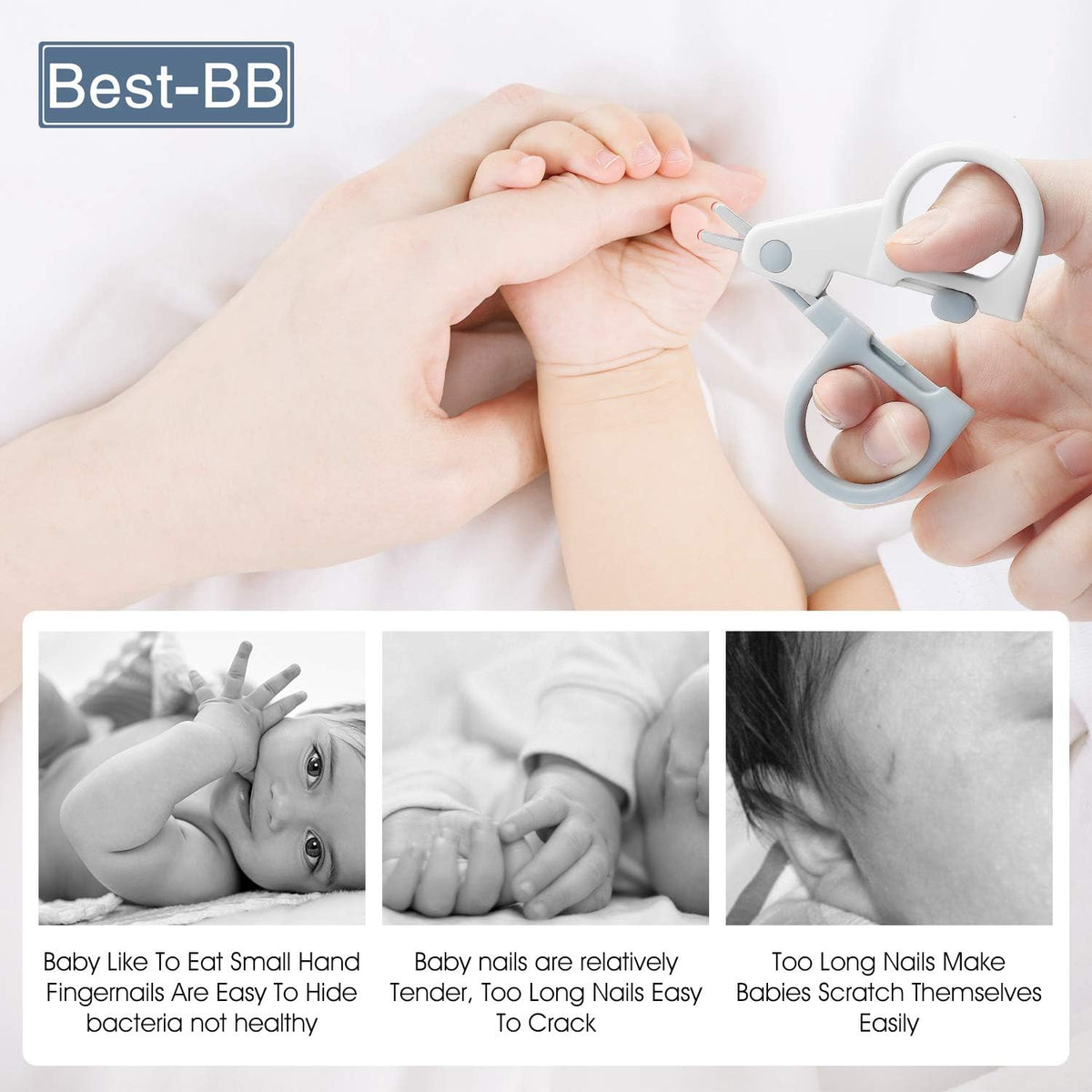 Set për Kujdesin e Thonjve të Bebes – 6 Pjesë me Kuti
