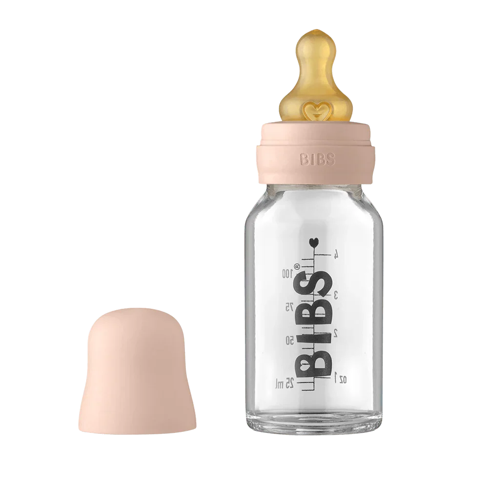 Shishja e Qelqit BIBS 120 ml – Anti-Colic me Thithë Lateksi Natyral