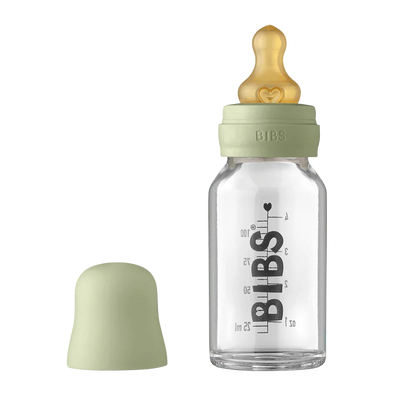 Shishja e Qelqit BIBS 120 ml – Anti-Colic me Thithë Lateksi Natyral