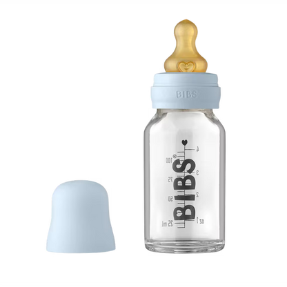 Shishja e Qelqit BIBS 120 ml – Anti-Colic me Thithë Lateksi Natyral