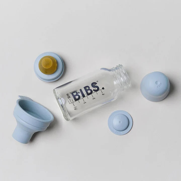 Shishja e Qelqit BIBS 120 ml – Anti-Colic me Thithë Lateksi Natyral