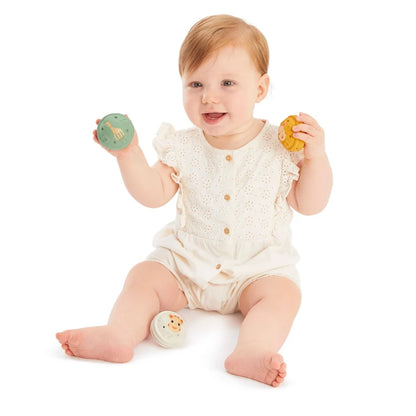 Sophie la girafe® 5 Senses – HEARING | Set me 3 Topa Muzikorë prej Gome Natyrale