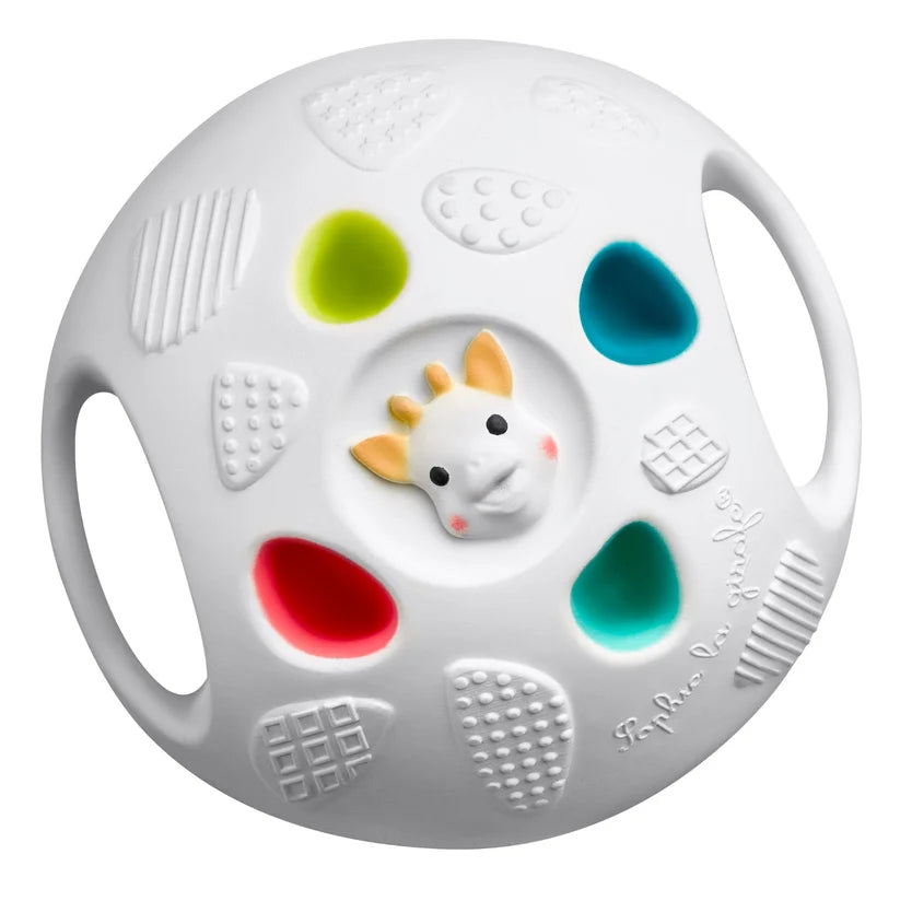Sophie la girafe® Senso’ Ball – Top Sensorik prej 100% Gome Natyrale