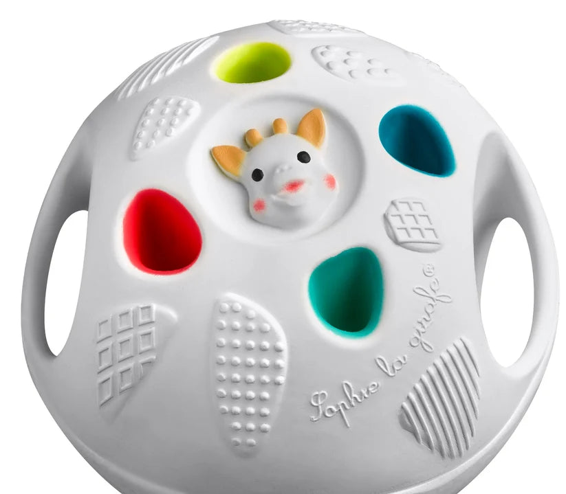 Sophie la girafe® Senso’ Ball – Top Sensorik prej 100% Gome Natyrale
