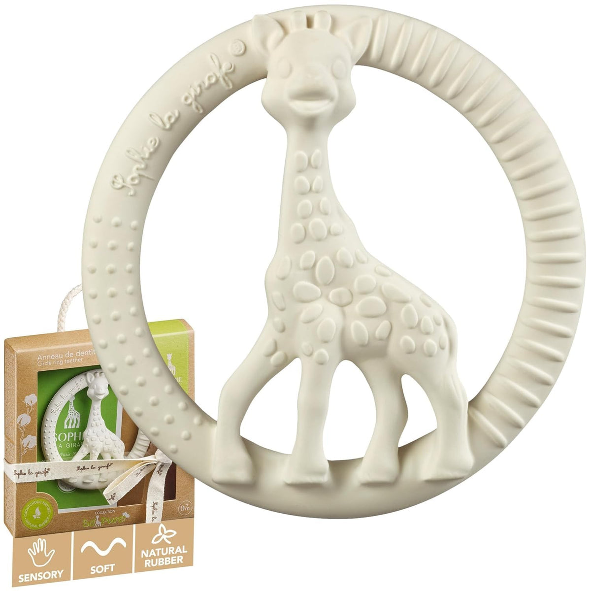 Sophie la girafe® So’Pure Circle – Unazë Kafshimi për Dhëmbët e Foshnjës
