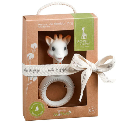Sophie la girafe® So’Pure Ring Teether – Unazë Kafshimi prej 100% Gome Natyrale