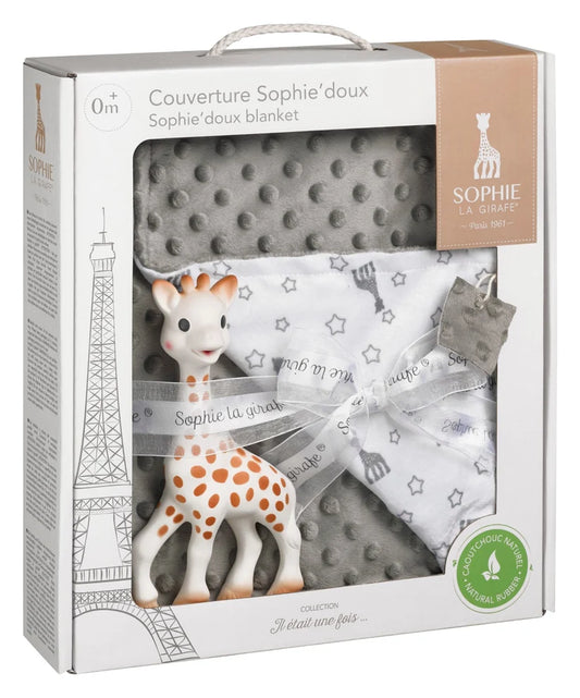 Sophie la girafe® Sophie’doux Blanket – Set me Batanije të Butë dhe Sophie Original