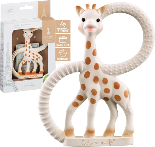 Sophie la girafe® Teething Ring – Unazë Kafshimi prej 100% Gome Natyrale