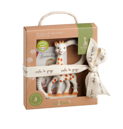 Sophie la girafe® Teething Ring – Unazë Kafshimi prej 100% Gome Natyrale