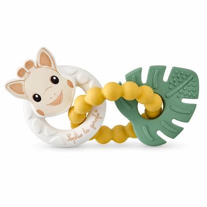 Sophie la girafe® Tropical Teething Ring – Set me 3 Unaza Kafshimi prej Gome Natyrale