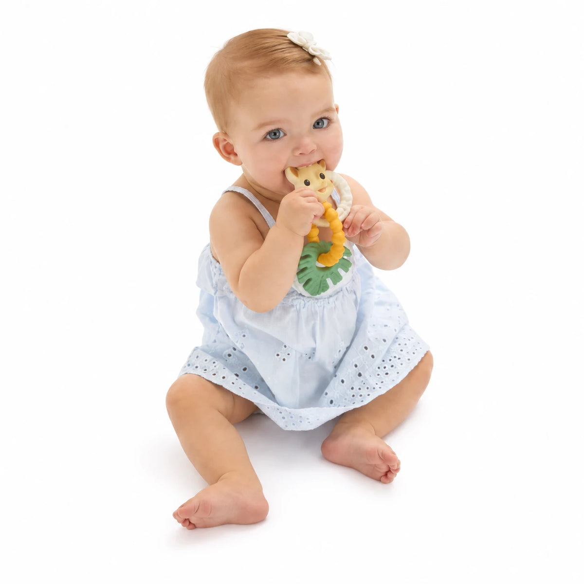 Sophie la girafe® Tropical Teething Ring – Set me 3 Unaza Kafshimi prej Gome Natyrale