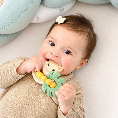 Sophie la girafe® Tropical Teething Ring – Set me 3 Unaza Kafshimi prej Gome Natyrale