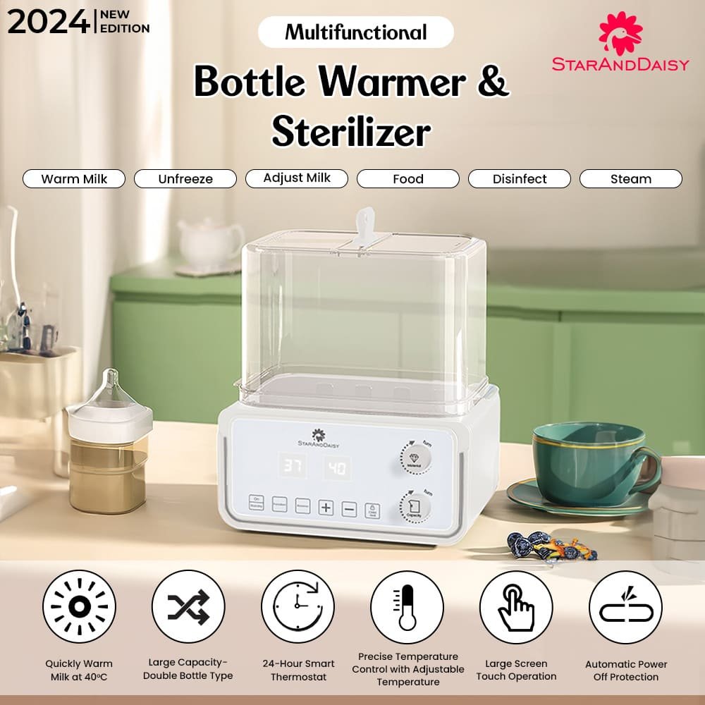 StarAndDaisy Ngrohës dhe Sterilizues Multifunksional për Dy Shishe – 500W