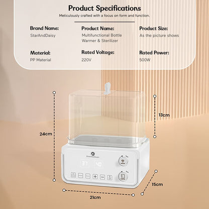 StarAndDaisy Ngrohës dhe Sterilizues Multifunksional për Dy Shishe – 500W