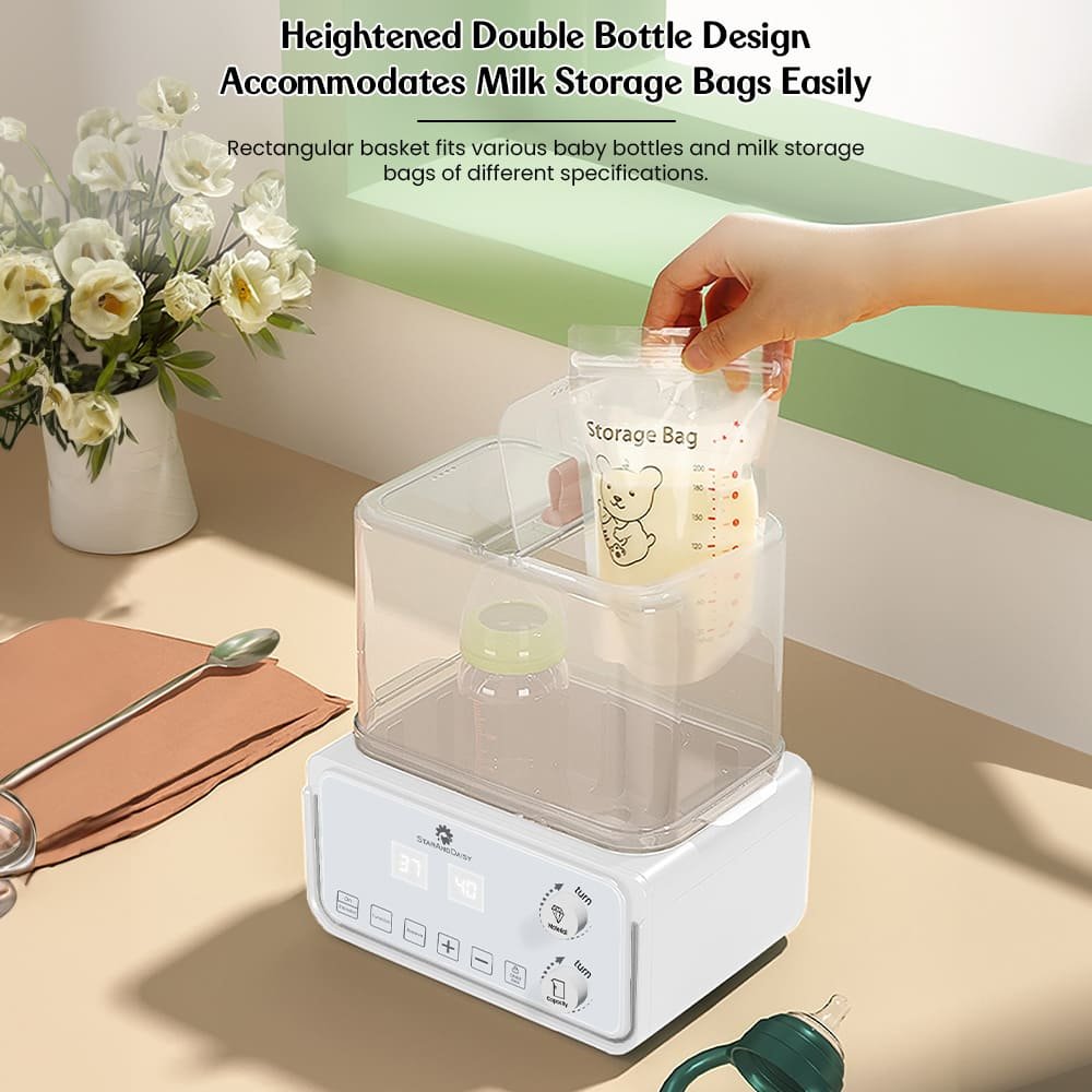StarAndDaisy Ngrohës dhe Sterilizues Multifunksional për Dy Shishe – 500W