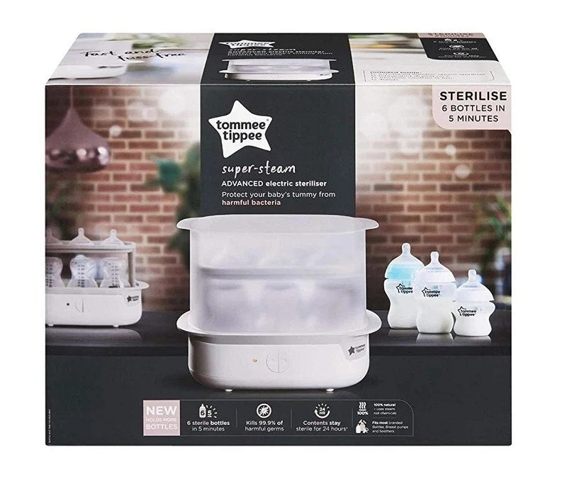 Tommee Tippee Advanced – Sterilizues Elektrik me Avull për 6 Biberonë