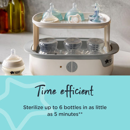 Tommee Tippee Advanced – Sterilizues Elektrik me Avull për 6 Biberonë