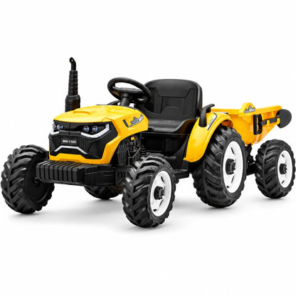 Traktor Elektrik për Fëmijë Speed Track 24V me Rimorkio, EVA dhe Telekomandë