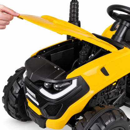 Traktor Elektrik për Fëmijë Speed Track 24V me Rimorkio, EVA dhe Telekomandë