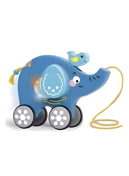 Twisoo Lodër Edukative me Litar, Drita dhe Muzikë – Elefant, 6M+