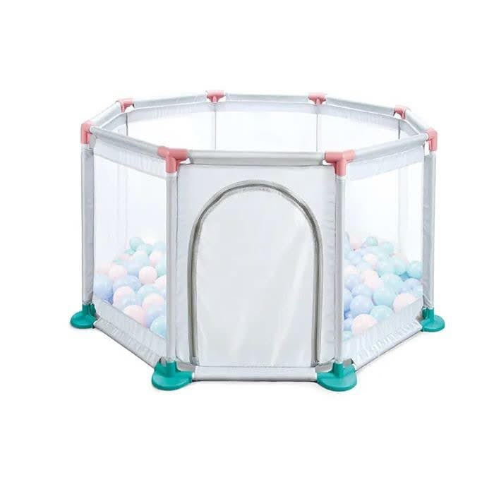 Boks i Palosshëm për Bebe me 50 Topa – 145 × 65.5 × 47 cm