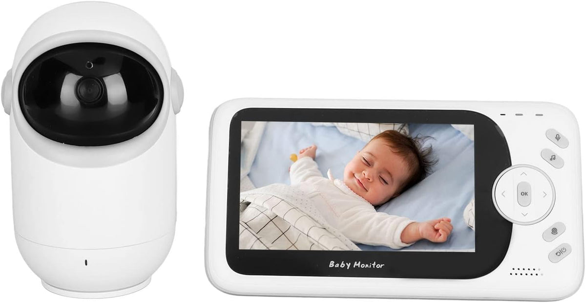 Video Monitor për Bebe 4.3″ – Kamerë Rrotulluese, VOX dhe Night Vision