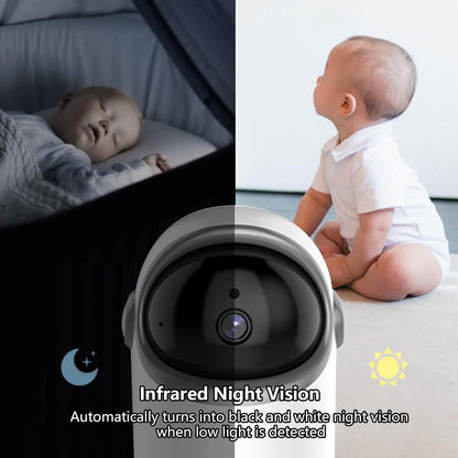 Video Monitor për Bebe 4.3″ – Kamerë Rrotulluese, VOX dhe Night Vision