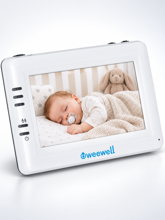 Weewell WMV870R Wi-Fi Baby Monitor – Ekran 4.3”, Kontroll me Telefon dhe Kamerë HD