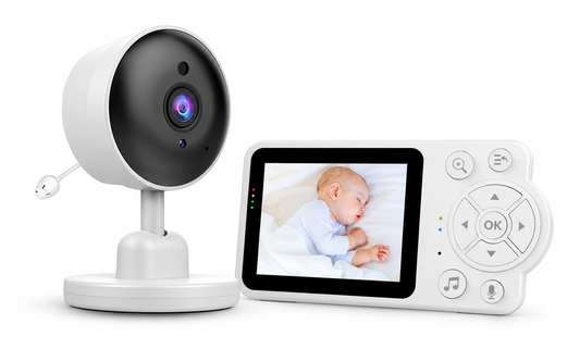 Winnes – Video Monitor për Bebe 1080P HD me VOX, Night Vision dhe Zoom 4X