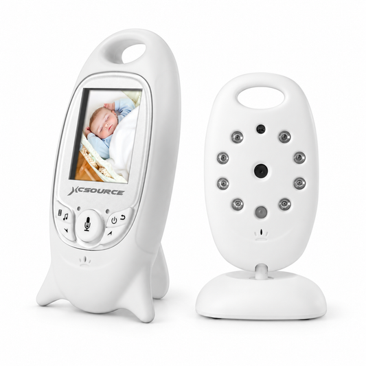 XCSOURCE Baby Monitor 2.4GHz Digjital me Kamerë – Ekran LCD, Shikim Nate dhe Komunikim Dykahësh