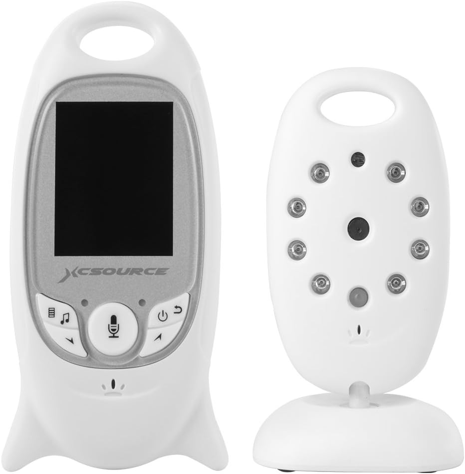 XCSOURCE Baby Monitor 2.4GHz Digjital me Kamerë – Ekran LCD, Shikim Nate dhe Komunikim Dykahësh