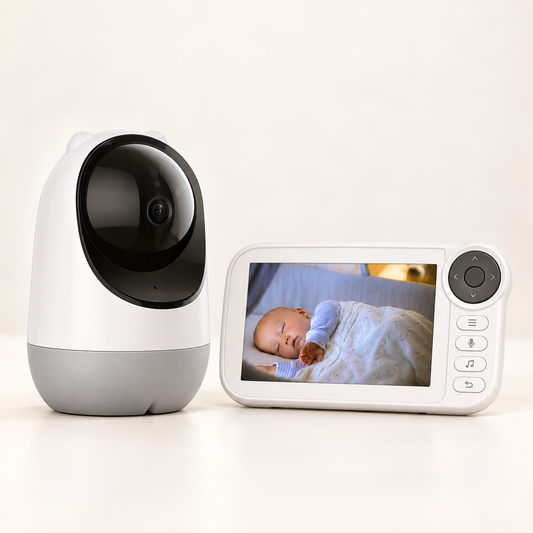Baby Monitor Smart ZVM853 – Ekran 5″, Lidhje me Telefon dhe Kamerë HD